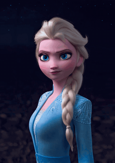 Elsa Close Up Frozen II GIF