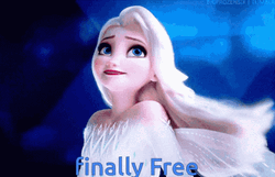 Elsa Finally Free GIF