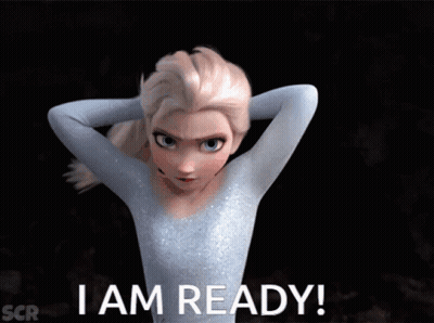 Elsa From Frozen Ready To Go GIF
