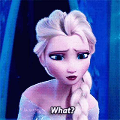 Elsa From Frozen Saying What GIF