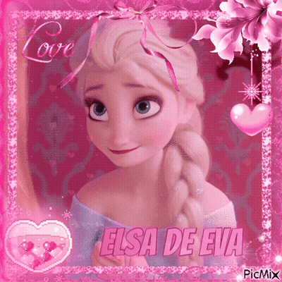 Elsa From Frozen With Name Elsa De Eva GIF