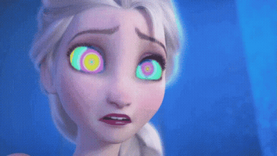 Elsa Hypnotic Face Close Up GIF