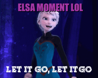 Elsa Moment Lol Let It Go GIF