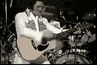 Elvis Guitar GIF