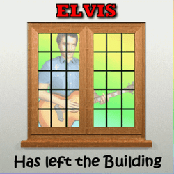 Elvis Has Left The Building Mobile Art GIF