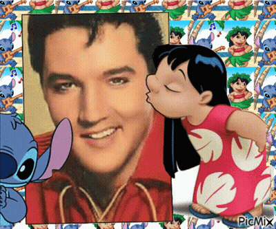 Elvis Presley And Lilo And Stitch GIF