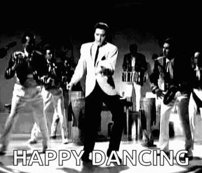 Elvis Presley Dancing On Stage With Band GIF