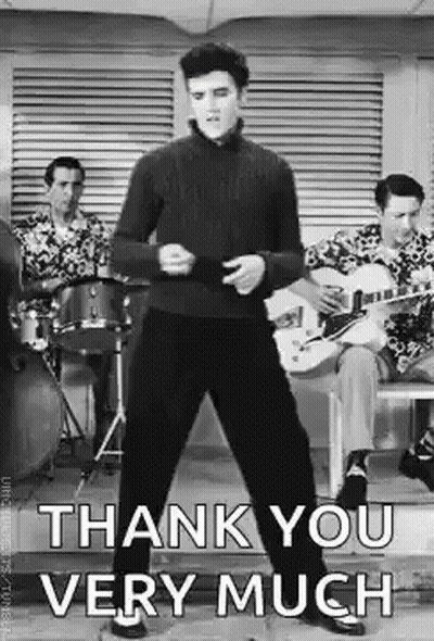 Elvis Presley Dancing With Band Playing Drums And Guitars GIF