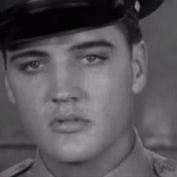 Elvis Presley Glazed Stare Close Up GIF