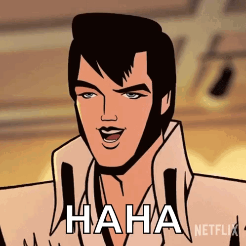 Elvis Presley Laughing Haha Netflix GIF