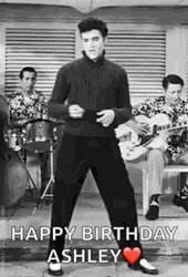 Elvis Presley Thank You Very Much Happy Birthday GIF