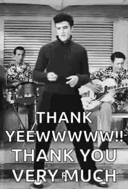 Elvis Thankyou GIF