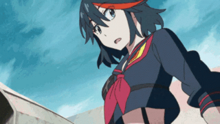 Embarrased Ryuko Matoi GIF