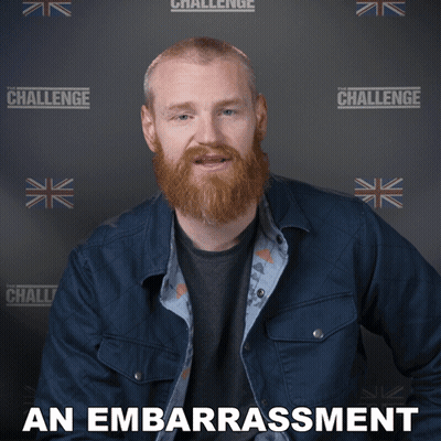 Embarrassed Wes Bergmann GIF