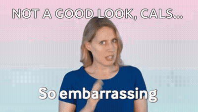 Embarrassing Day Cartoon Of Man At Desk GIF