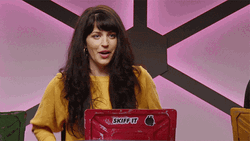 Emily Axford Pretends Run To Skiff It GIF