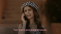 Emily In Paris Calling Dramatic Friend GIF