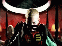 Eminem Robin Mask On