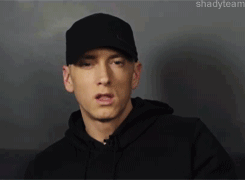 Eminem Shocked Drool GIF
