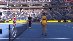 Emma Raducanu Tennis Warm Up