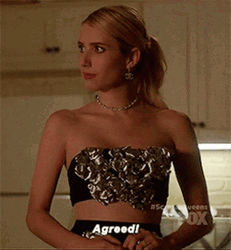 Emma Roberts Agreed GIF