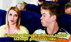 Emma Roberts Eyebrows Up Teenage Girl Issues  GIF