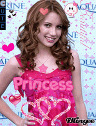 Emma Roberts Princess Poster GIF