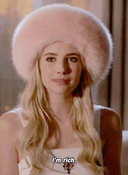 Emma Roberts Rich Scream Queens GIF