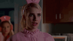 Emma Roberts Scream Queens Moment GIF