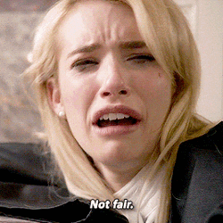 Emma Roberts Unfair Scream Queens GIF
