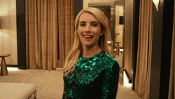 Emma Roberts Whats Your Info GIF