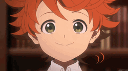 Emma Smiling The Promised Neverland GIF