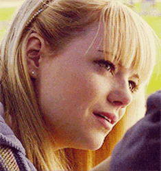Emma Stone Listening Attentively GIF