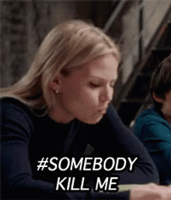 Emma Swan Chewing Somebody Kill Me Now GIF