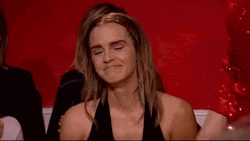 Emma Watson Awww Shucks GIF