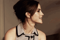 Emma Watson Joyfully Laughing