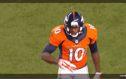 Emmanuel Sanders Funny Salute GIF