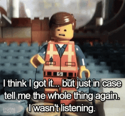 Emmett From The Lego Movie Says I Think I Got It GIF