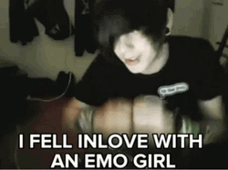Emo Boy Loves Emo Girl GIF