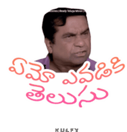 Emo Evadiki Thelusu Sticker Sticker GIF