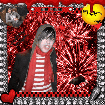 Emo Freak Text GIF