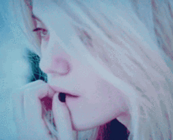 Emo Girl Nail Biter GIF