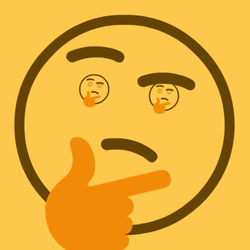 Emoji Continuous Thinking Meme GIF