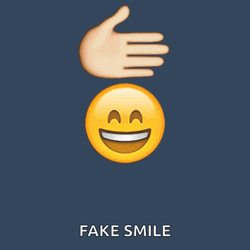 Emoji Fake Smile GIF