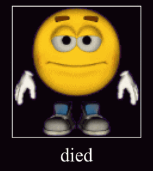 Emoji Falling After Dying  GIF