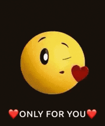 Emoji Kiss You Reaction GIF