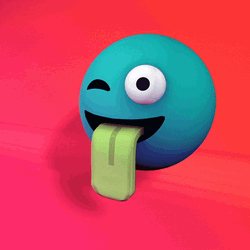 Emoji Licking Tongue Out GIF