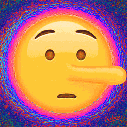 Emoji Lies Ok GIF