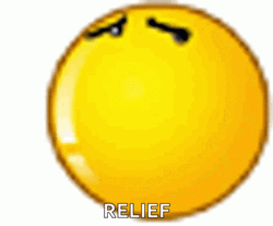 Emoji's Sigh Of Relief GIF