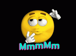 Emoji Saying Mmm GIF